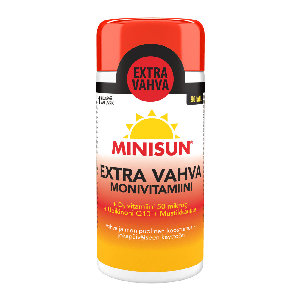 Minisun Monivitamiini Extra Vahva - Apteekki 360 Helsinki - Verkkoapteekki