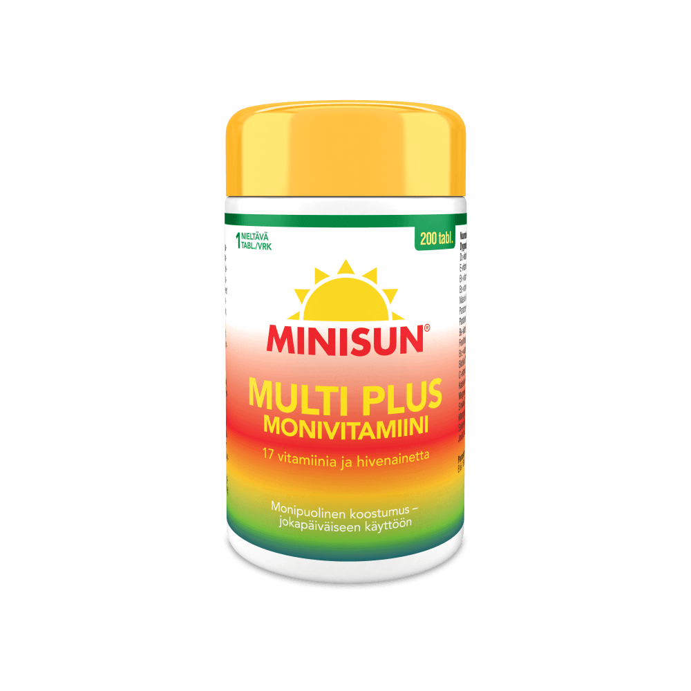 Minisun Monivitamiini Multi Plus - Apteekki 360 Helsinki - Verkkoapteekki