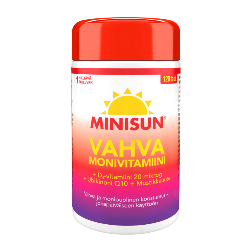 Minisun Monivitamiini Vahva - Apteekki 360 Helsinki - Verkkoapteekki