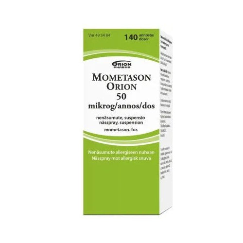 Mometason Orion 0,05 Mg/Annos Nenäsumute, Susp - Apteekki 360 Helsinki - Verkkoapteekki