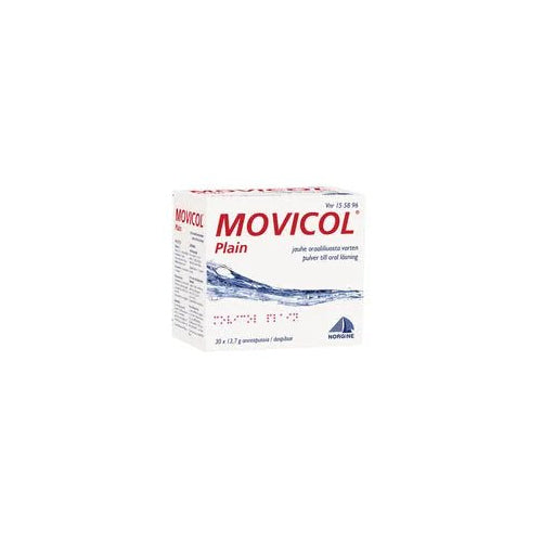 Movicol Plain 50,2 Mg/178,6 Mg/350,8 Mg/13125 Mg Jauhe Oraaliliuosta Varten, Annospussi - Apteekki 360 Helsinki - Verkkoapteekki