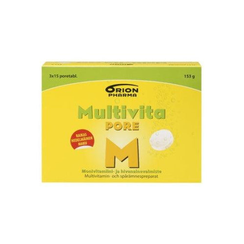 Multivita Pore Monivitamiini - Apteekki 360 Helsinki - Verkkoapteekki
