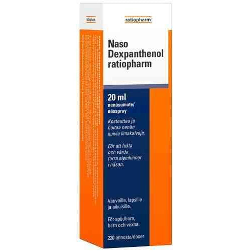 Naso Dexpanthenol Ratiopharm - Apteekki 360 Helsinki - Verkkoapteekki