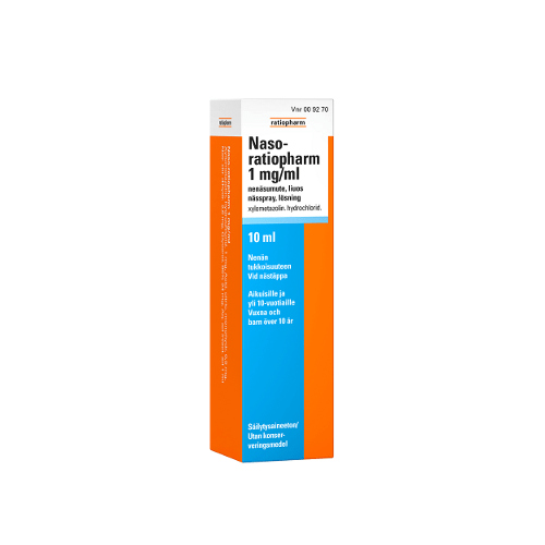 Naso-Ratiopharm 1 Mg/Ml Nenäsumute, Liuos - Apteekki 360 Helsinki - Verkkoapteekki