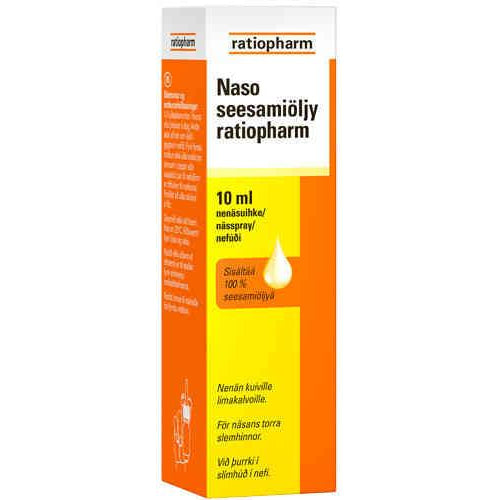 Naso Seesamiöljy Ratiopharm - Apteekki 360 Helsinki - Verkkoapteekki