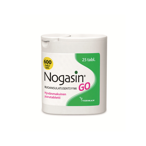 Nogasin Go 600 Gaiu Purutabletti - Apteekki 360 Helsinki - Verkkoapteekki