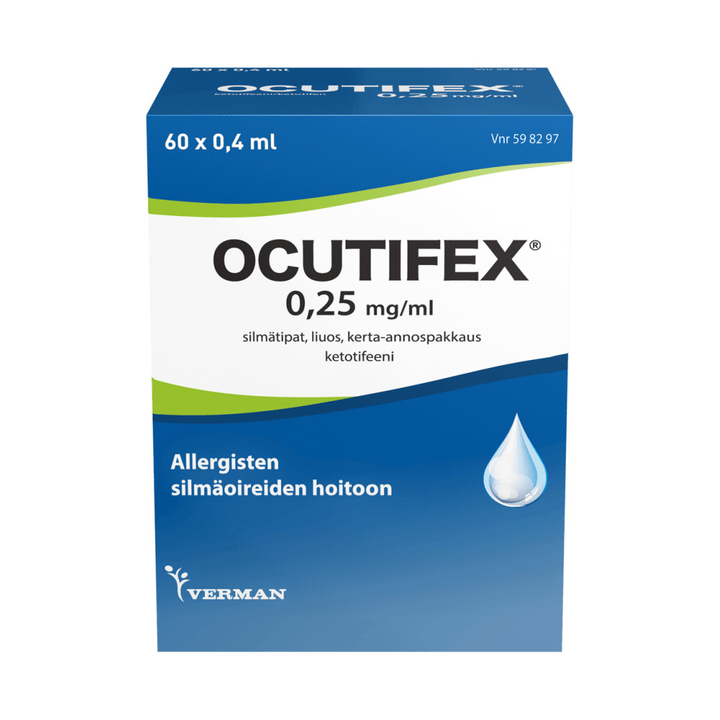 Ocutifex 0,25 Mg/Ml Silmätipat, Liuos, Kerta-Annospakkaus - Apteekki 360 Helsinki - Verkkoapteekki
