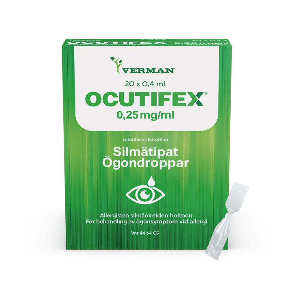 Ocutifex 0,25 Mg/Ml Silmätipat, Liuos, Kerta-Annospakkaus - Apteekki 360 Helsinki - Verkkoapteekki