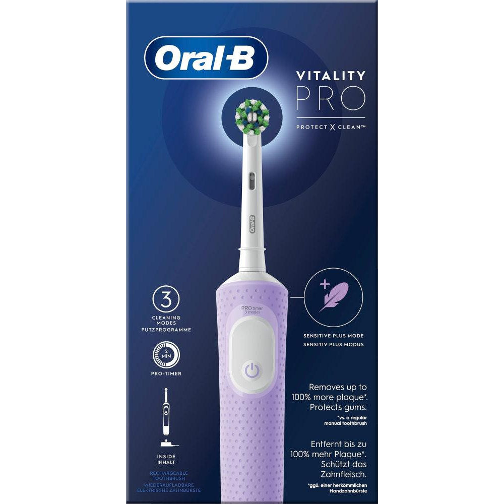 Oral-B Vitality Pro Sähköhammasharja Lila Ca Hbox - Apteekki 360 Helsinki - Verkkoapteekki