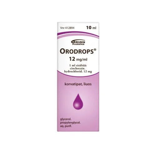 Orodrops 12 Mg/Ml Korvatipat, Liuos - Apteekki 360 Helsinki - Verkkoapteekki