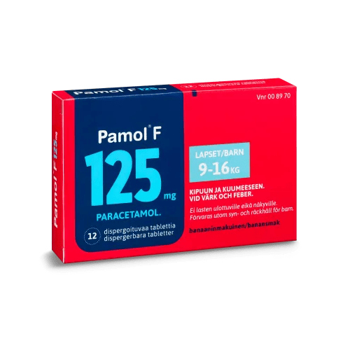 Pamol F 125 Mg Disperg Tabl - Apteekki 360 Helsinki - Verkkoapteekki