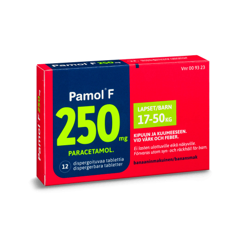 Pamol F 250 Mg Disperg Tabl - Apteekki 360 Helsinki - Verkkoapteekki