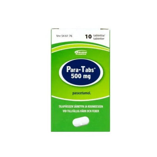 Para-Tabs 500 Mg Tabl - Apteekki 360 Helsinki - Verkkoapteekki