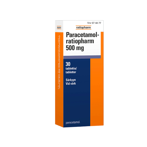 Paracetamol-Ratiopharm 500 Mg Tabl - Apteekki 360 Helsinki - Verkkoapteekki