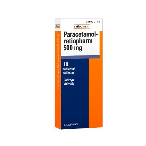Paracetamol-Ratiopharm 500 Mg Tabl - Apteekki 360 Helsinki - Verkkoapteekki