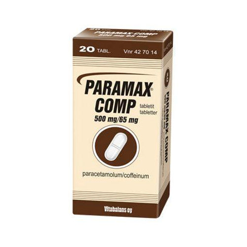 Paramax Comp 65 Mg/500 Mg Tabl - Apteekki 360 Helsinki - Verkkoapteekki
