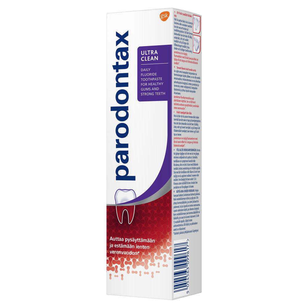 Parodontax Ultra Clean Hammastahna - Apteekki 360 Helsinki - Verkkoapteekki