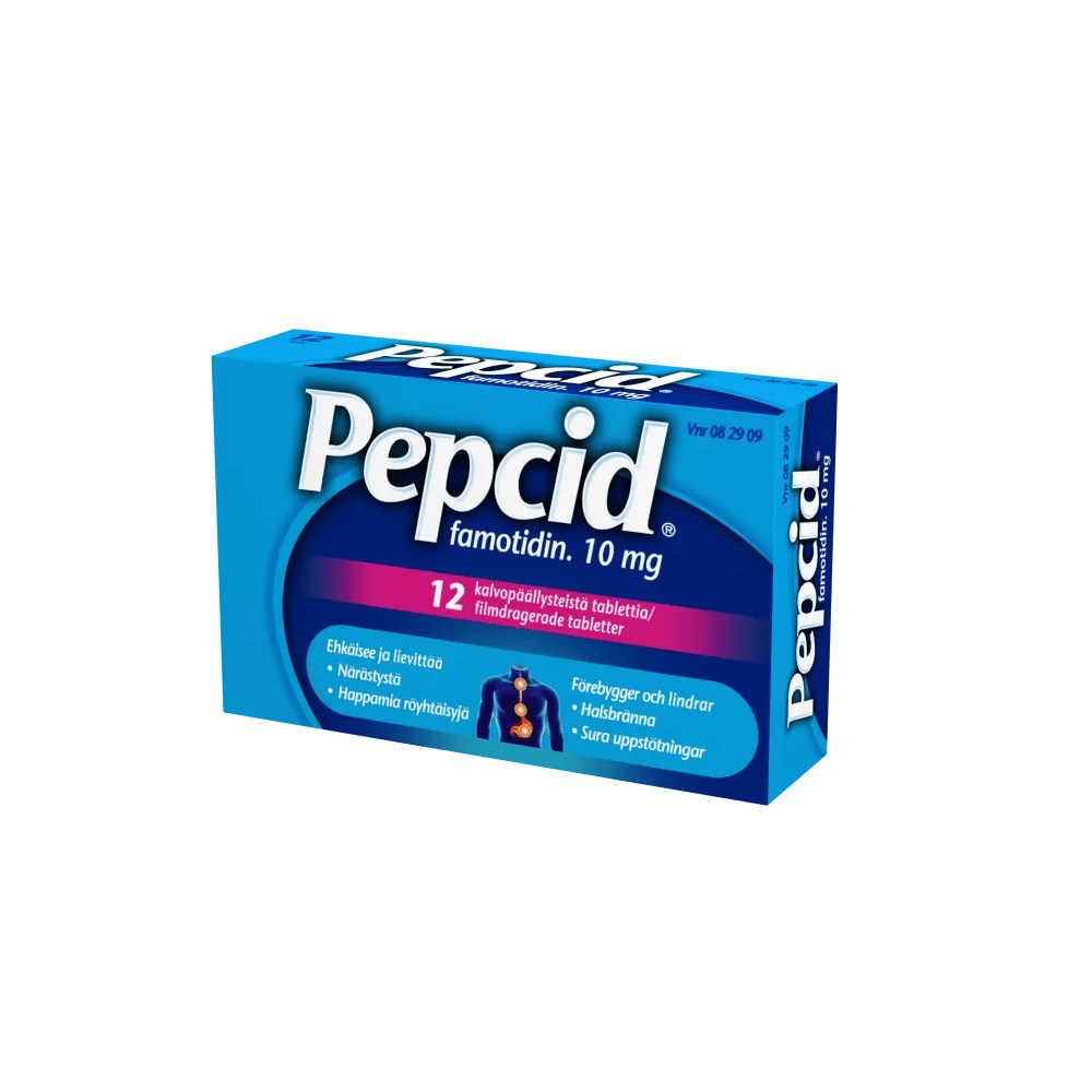 Pepcid 10 Mg Tabl, Kalvopääll - Apteekki 360 Helsinki - Verkkoapteekki