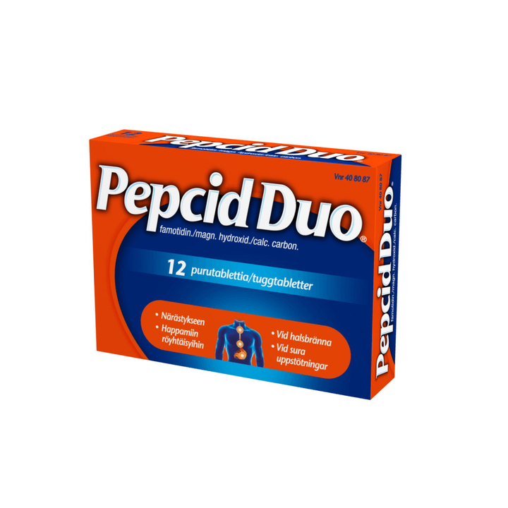 Pepcid Duo 10 Mg/165 Mg/800 Mg Purutabl - Apteekki 360 Helsinki - Verkkoapteekki
