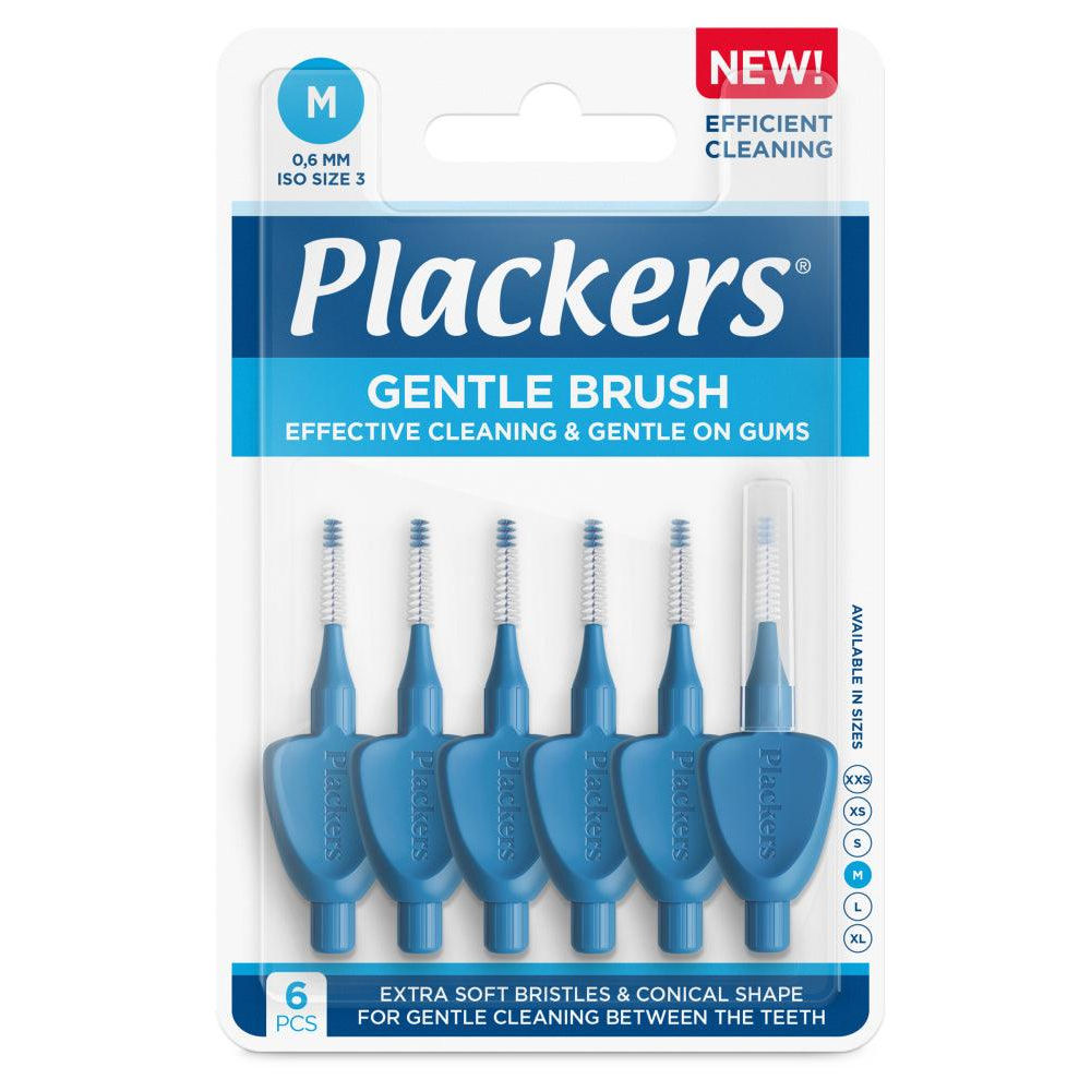 Plackers Gentle Brush M 0.6 Mm Hammasväliharja - Apteekki 360 Helsinki - Verkkoapteekki
