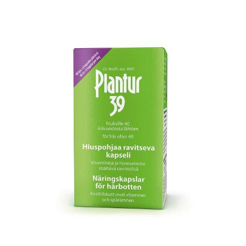 Plantur 39 Hiuspohjaa Ravitseva Kapseli - Apteekki 360 Helsinki - Verkkoapteekki