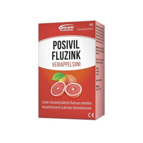 Posivil Fluzink Veriappelsiini - Apteekki 360 Helsinki - Verkkoapteekki
