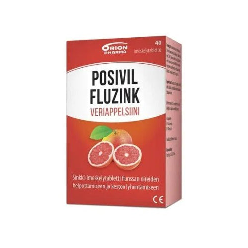Posivil Fluzink Veriappelsiini - Apteekki 360 Helsinki - Verkkoapteekki