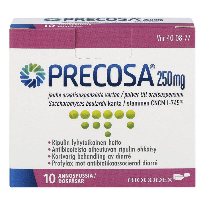 Precosa 250 Mg Jauhe Oraalisusp Varten Annospussi - Apteekki 360 Helsinki - Verkkoapteekki