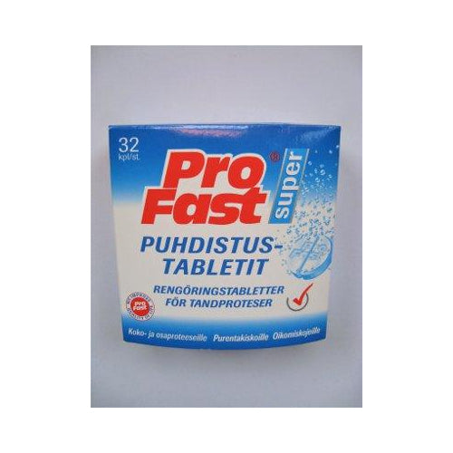 Profast Puhdistustabletit Proteeseille - Apteekki 360 Helsinki - Verkkoapteekki