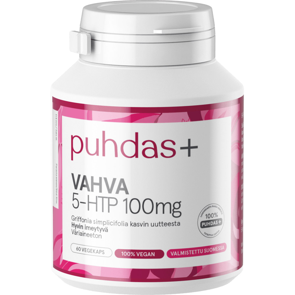 Puhdas+ 5-HTP 100 MG (vegaaninen) - Apteekki 360 Helsinki - Verkkoapteekki
