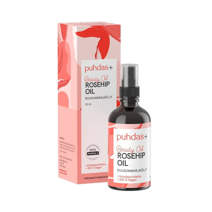 Puhdas+ Beauty Oil Moisturising Rosehip Oil - Apteekki 360 Helsinki - Verkkoapteekki