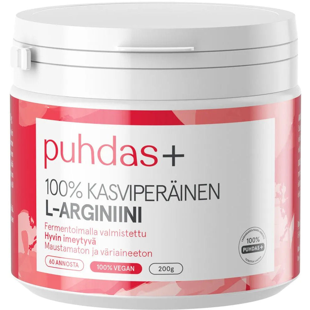Puhdas+ L-Arginiini - Apteekki 360 Helsinki - Verkkoapteekki