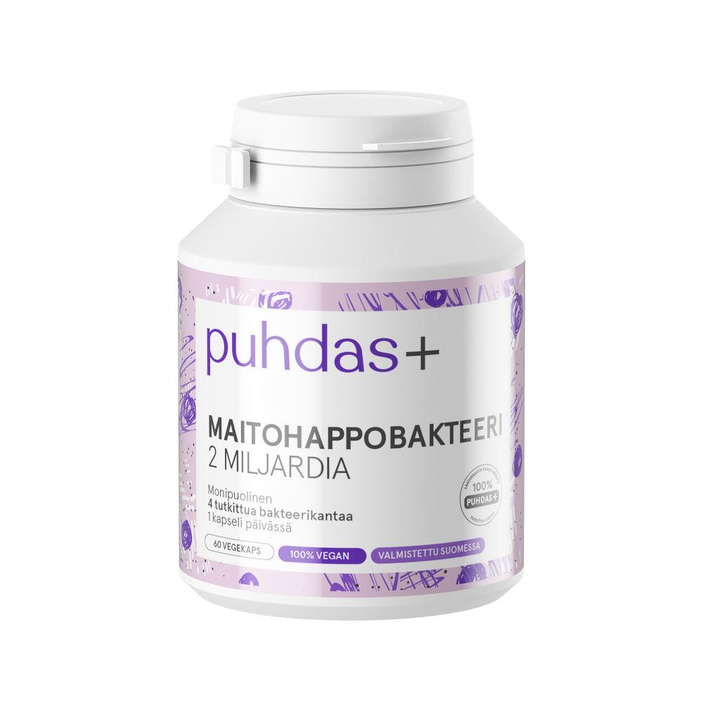 Puhdas+ Maitohappobakteeri 2 Mrd. - Apteekki 360 Helsinki - Verkkoapteekki