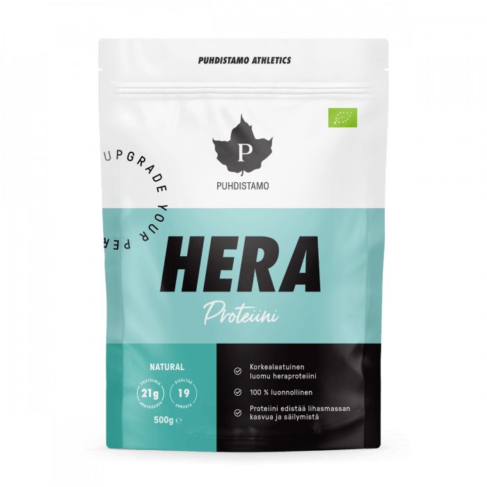 Puhdistamo Athletics Hera Natural, 500 G - Heraproteiini - Apteekki 360 Helsinki - Verkkoapteekki