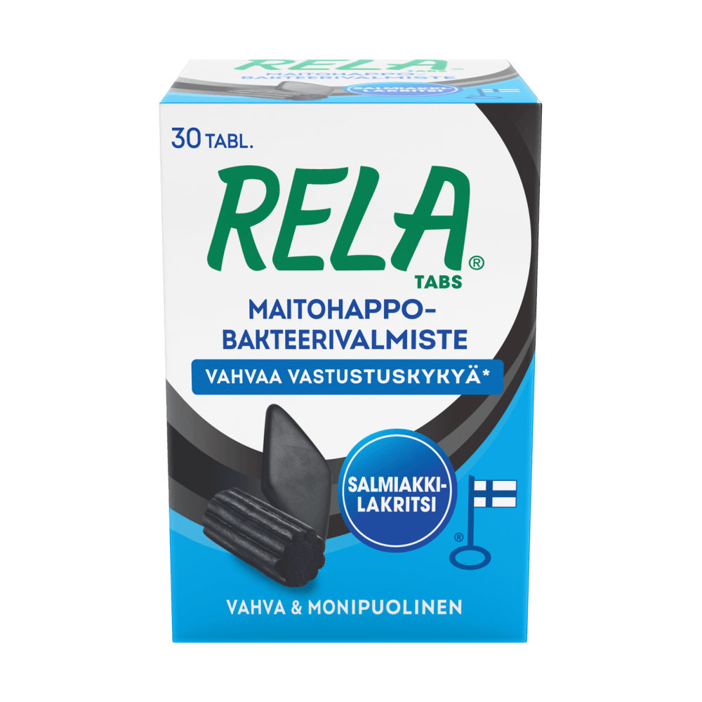Rela Tabs Salmiakki-Lakritsi - Apteekki 360 Helsinki - Verkkoapteekki