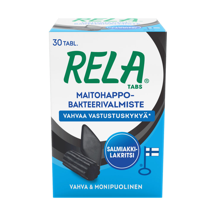 Rela Tabs Salmiakki-Lakritsi - Apteekki 360 Helsinki - Verkkoapteekki