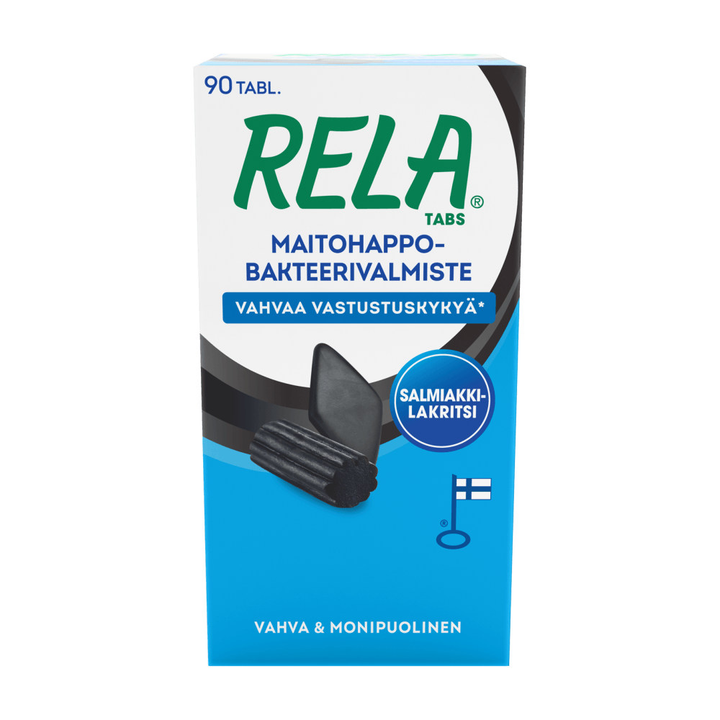 Rela Tabs Salmiakki-Lakritsi - Apteekki 360 Helsinki - Verkkoapteekki