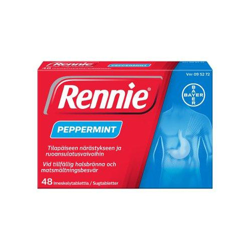 Rennie Peppermint 80 Mg/680 Mg Imeskelytabl - Apteekki 360 Helsinki - Verkkoapteekki
