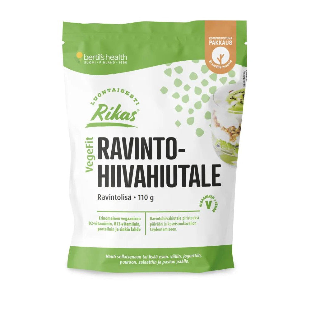 Rikas Vegefit Ravintohiivahiutale - Apteekki 360 Helsinki - Verkkoapteekki