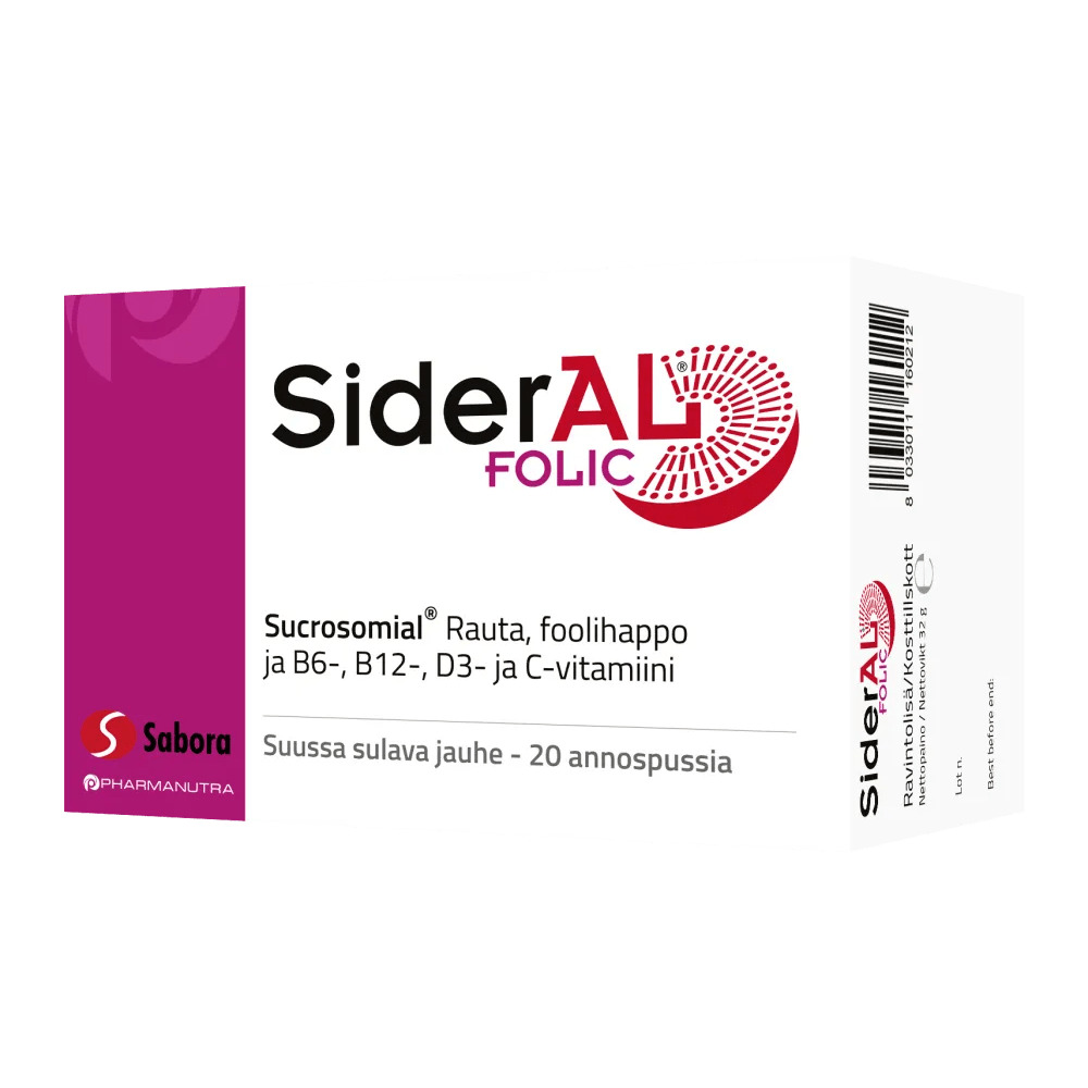 Sideral Folic 30Mg - Apteekki 360 Helsinki - Verkkoapteekki