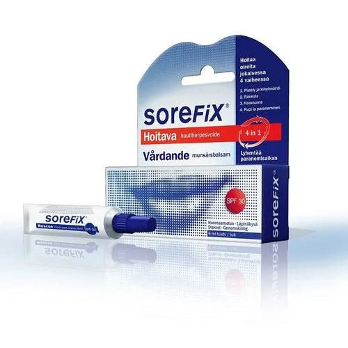 Sorefix Hoitava Huuliherpesvoide - Apteekki 360 Helsinki - Verkkoapteekki