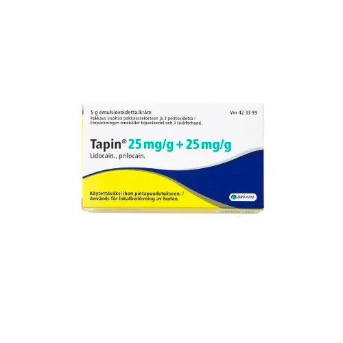 Tapin 25 Mg/G/25 Mg/G Emuls Voide 3 Peittosidettä - Apteekki 360 Helsinki - Verkkoapteekki