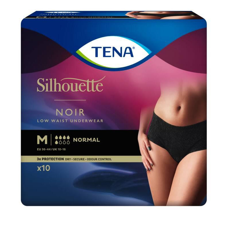 Tena Silhouette Normal Noir M - Apteekki 360 Helsinki - Verkkoapteekki