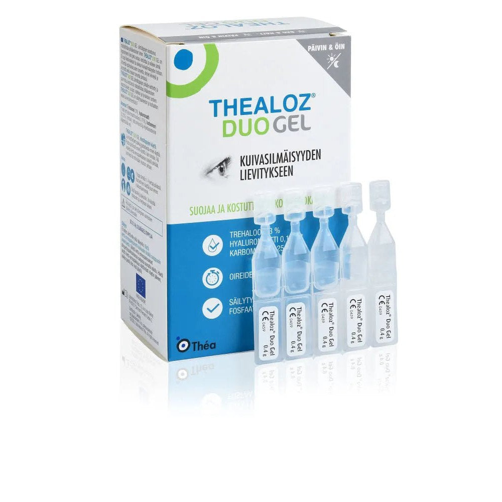 Thealoz Duo Gel Silmätippa Kerta-Annospakkaus, Säilytysaineeton - Apteekki 360 Helsinki - Verkkoapteekki