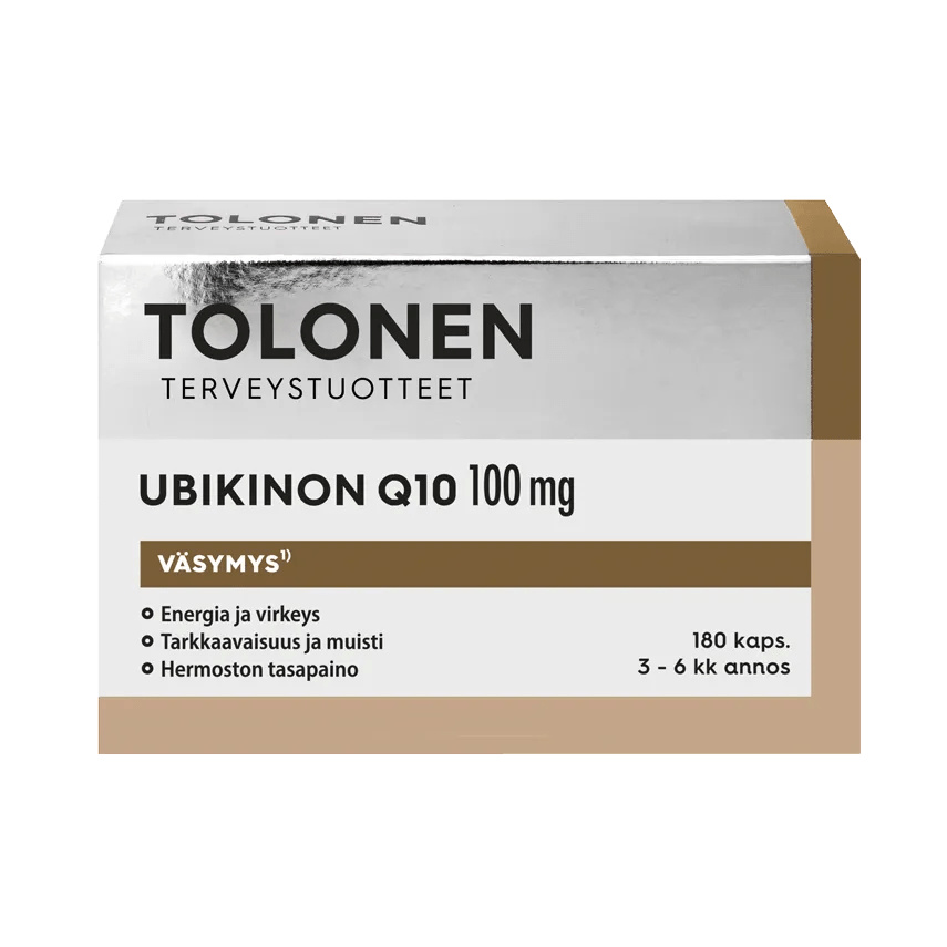 Tolonen Ubikinon 100 Mg + B-Vit - Apteekki 360 Helsinki - Verkkoapteekki