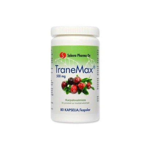 Tranemax Karpalovalmiste 500Mg Kaps - Apteekki 360 Helsinki - Verkkoapteekki