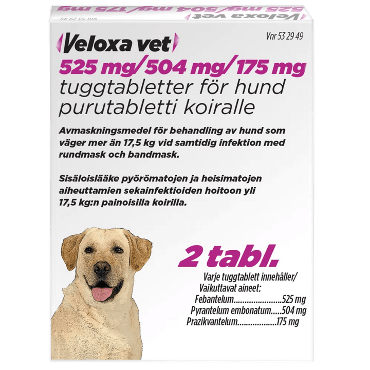 Veloxa Vet 175 Mg/504 Mg/525 Mg Purutabl - Apteekki 360 Helsinki - Verkkoapteekki