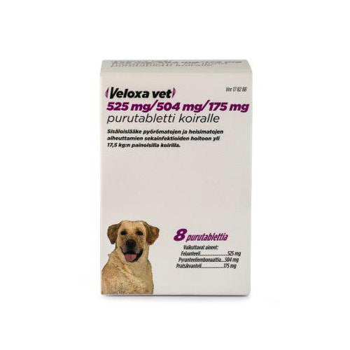 Veloxa Vet 175 Mg/504 Mg/525 Mg Purutabl - Apteekki 360 Helsinki - Verkkoapteekki