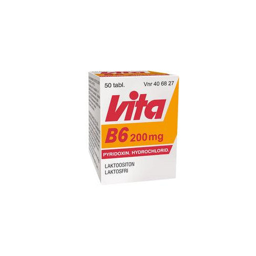 Vita-B6 200 Mg Tabl - Apteekki 360 Helsinki - Verkkoapteekki