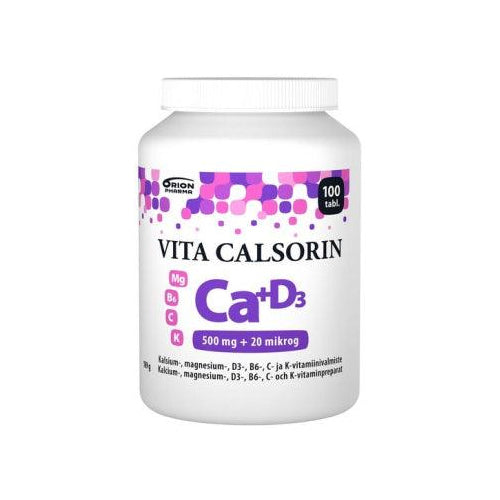 Vita-Calsorin 500Mg+20Mikrog - Apteekki 360 Helsinki - Verkkoapteekki